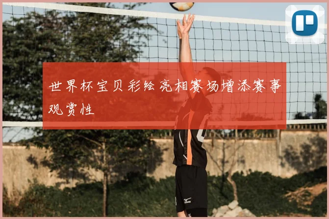 世界杯宝贝彩绘亮相赛场增添赛事观赏性